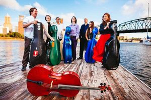 Roll on, Columbia! The Portland Cello Project in their hometown