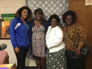 Lilada Gee hosts during Domestic Violence Awareness Month