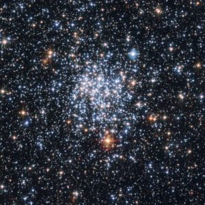 The Hubble Space Telescope has captured the most detailed images to date of the open star clusters NGC 265 (top) and NGC 290 (bottom) in the Small Magellanic Cloud -- two sparkling sets of gemstones in the southern sky. These brilliant open star clusters are located about 200,000 light-years away and are roughly 65 light-years across.  Image credit: NASA/ESA/STScI 