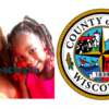 Cierra Finkley and the Dane County seal