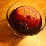 Glass of mulled wine