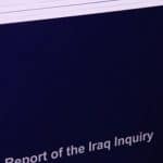 Cover of a volume of the Chilcot report or Iraq inquiry