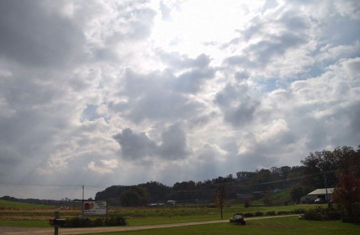Farm under a big sky