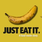 Image of elements from the movie poster for Just Eat It.