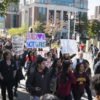 Photo of anti-racist protest march from politicalresearch.org