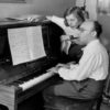 Photo of Kurt Weill and Lotte Lenya at home (1942). From wikimedia.org