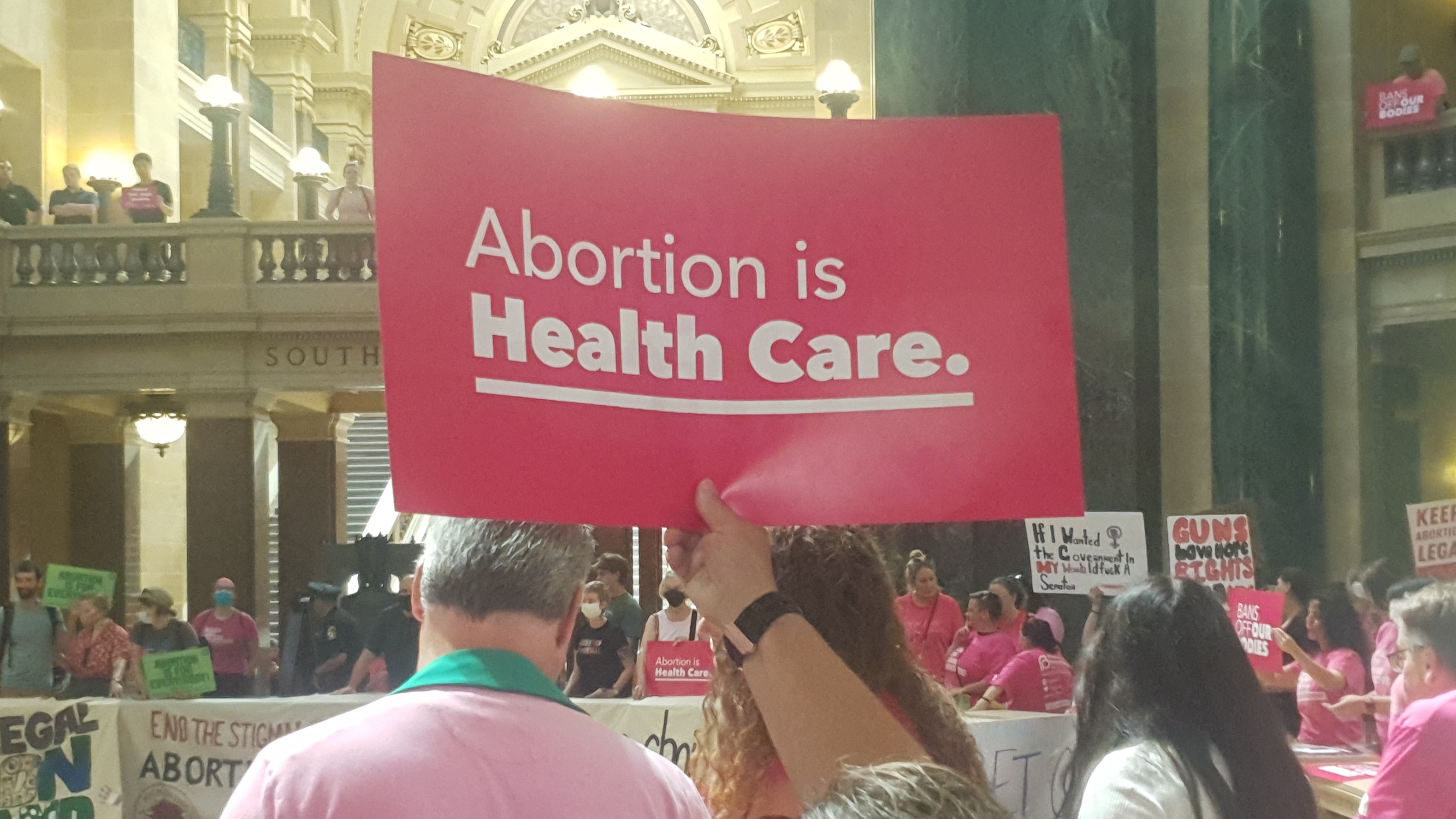 Planned Parenthood 'Pink Out' the Wisconsin State Capitol During Special Legislative Session
